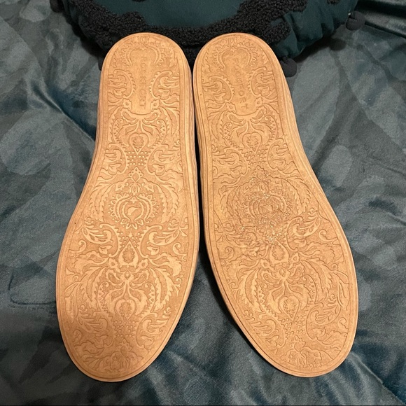 Rockport Willa Bow Ruched Teal Leather Slip On 7.5 - Picture 10 of 10